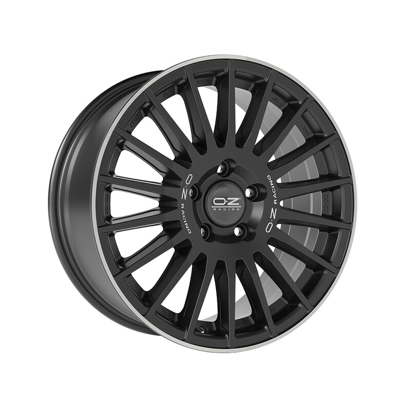OZ Rally Desert 18x8" 6x139.7 ET25, Matt Black Lip Polished