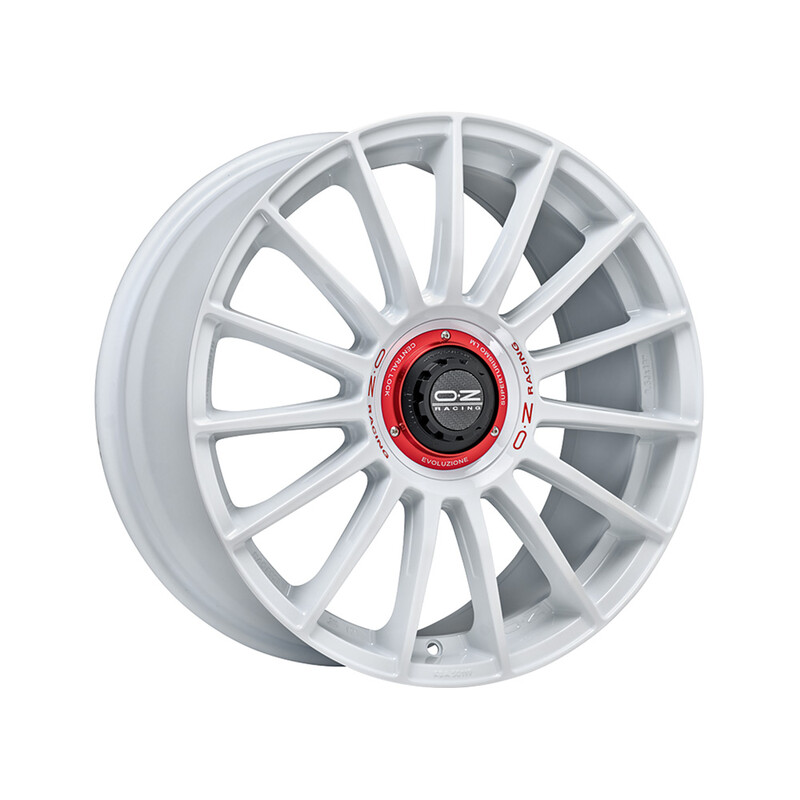 OZ Superturismo Evoluzione WRC 18x8" 5x114.3 ET45, Race White