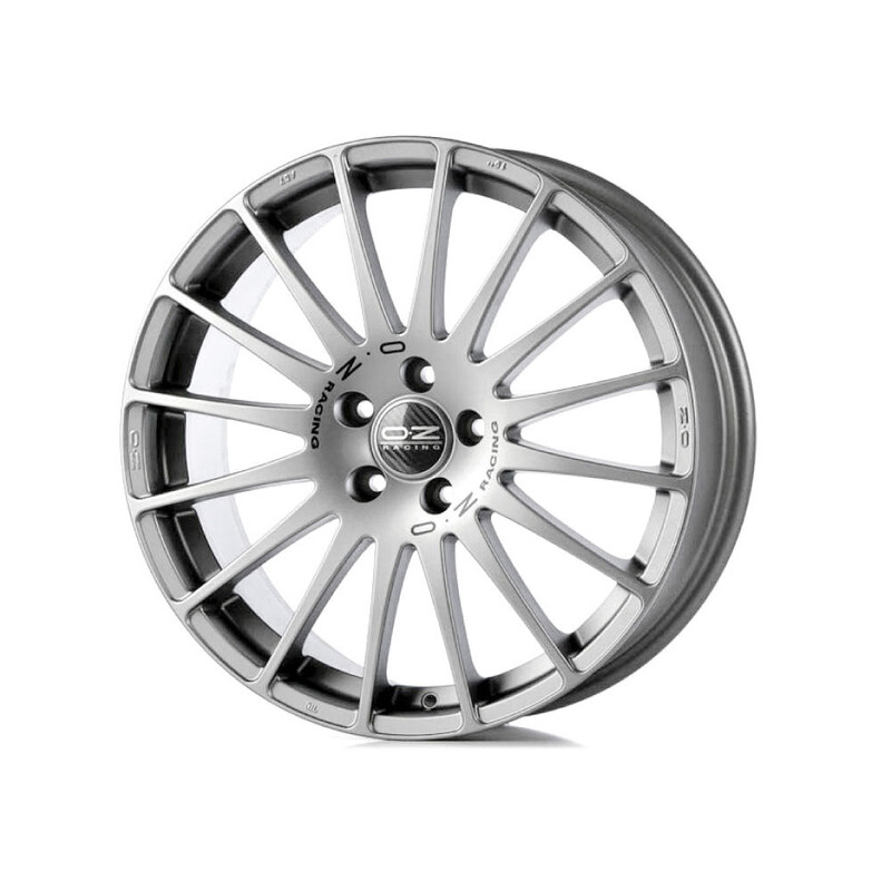 OZ Superturismo GT 14x6" 4x108 ET15, Grigio Corsa Black Lettering