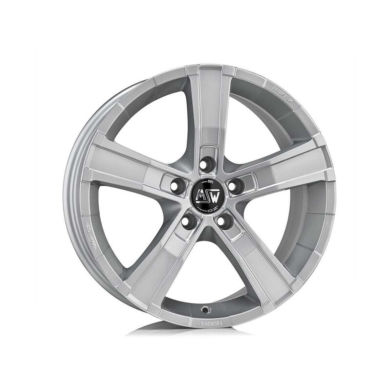 OZ X-Line Sahara 5 18x8" 5x108 ET45, Full Silver