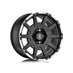 Sparco Dakar 17x8.5" 6x114.3 ET0, Matt Black Lip Polished