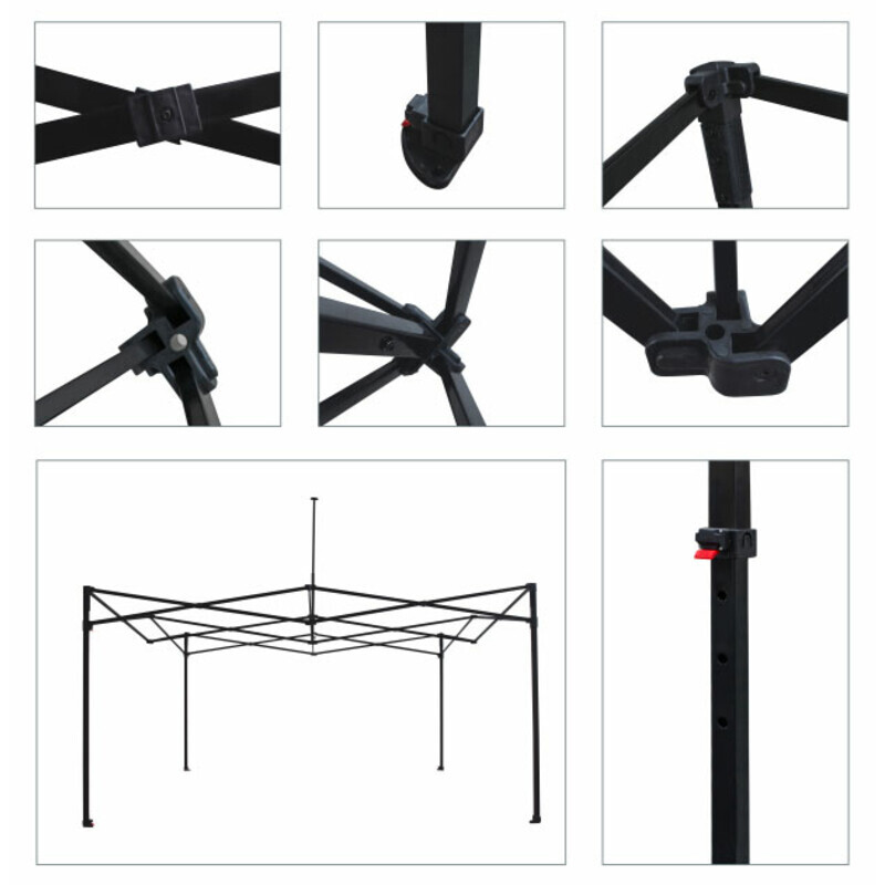 DriftShop Black Paddock Marquee / Shelter 3x3 m