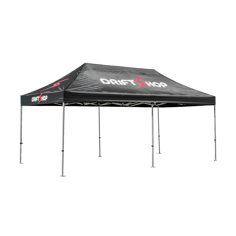 DriftShop Black Aluminium Paddock Marquee / Shelter 3x6 m
