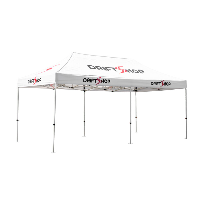 DriftShop White Aluminium Paddock Marquee / Shelter 3x6 m