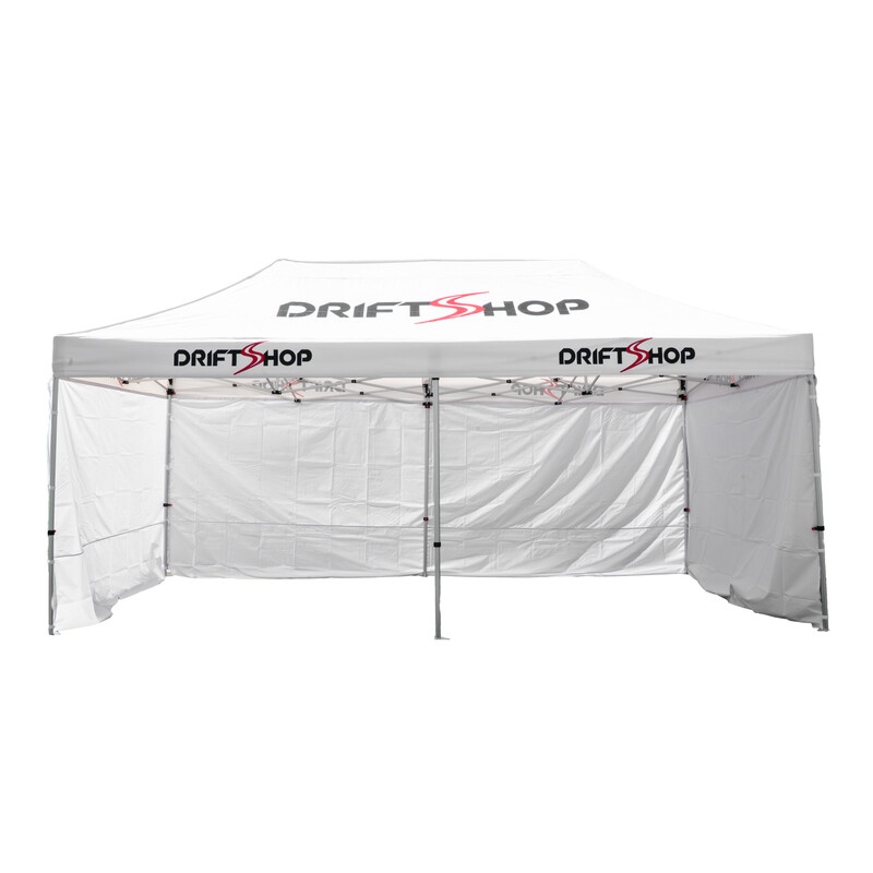DriftShop White Aluminium Paddock Marquee / Shelter 3x6 m