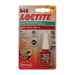Loctite 648 High Temp Retaining Compound (Green, 5 ml)