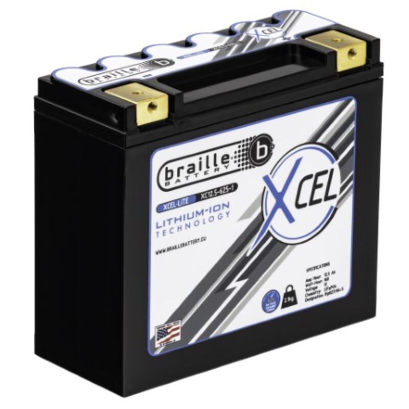Braille Lithium Ion Battery - XCEL 12.5Ah (12V)