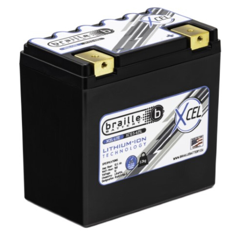 Braille Lithium Ion Battery - XCEL 12.5Ah (12V)