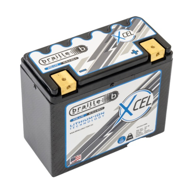 Braille Lithium Ion Battery - XCEL 15Ah (12V)