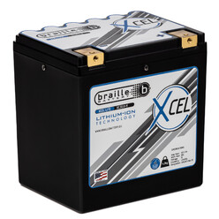 Braille Lithium Ion Battery - XCEL 18Ah (12V)