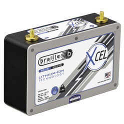 Braille Lithium Ion Battery - XCEL 22.5Ah (12V)