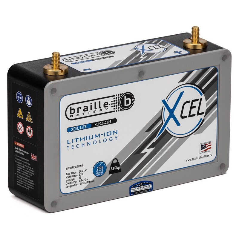 Braille Lithium Ion Battery - XCEL 16V (20 & 24Ah)