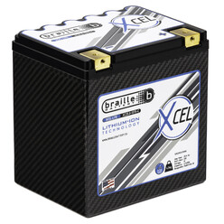 Braille Lithium Ion Battery - XCEL 25Ah (12V)