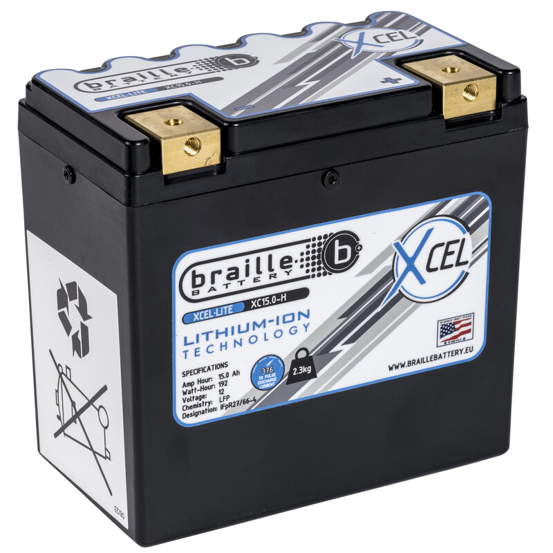 Braille Lithium Ion Harley Series Motorbike Battery (12V)
