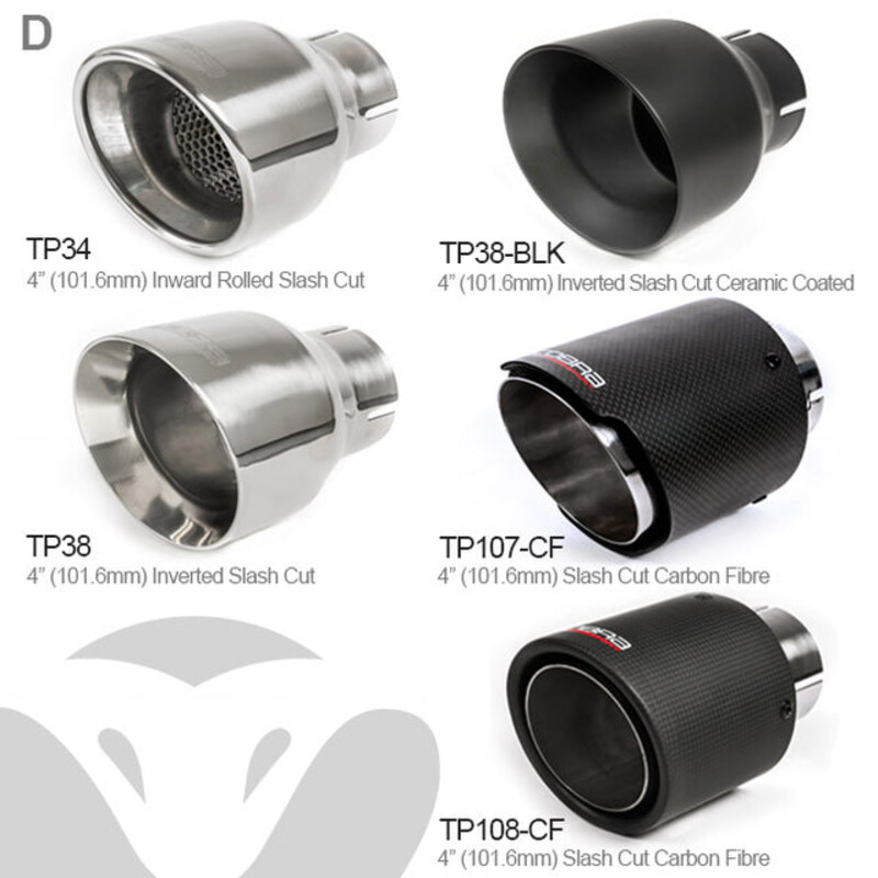 Cobra Sport "Venom Box Delete" Cat Back Exhaust System for Audi TT 8S 2.0 TFSI (2WD, 15-19)