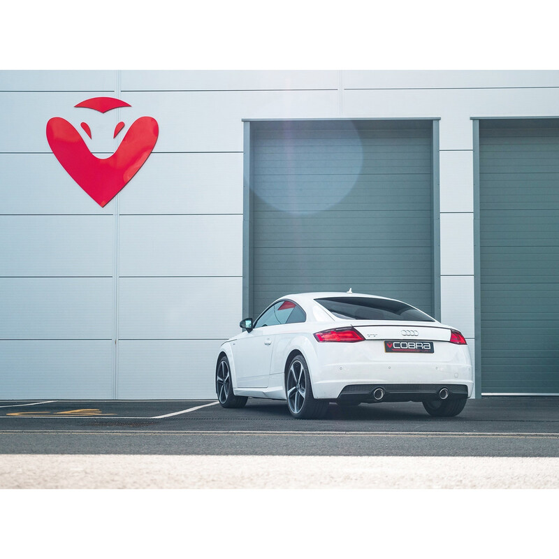 Cobra Sport "Venom Box Delete" Cat Back Exhaust System for Audi TT 8S 2.0 TFSI (2WD, 15-19)