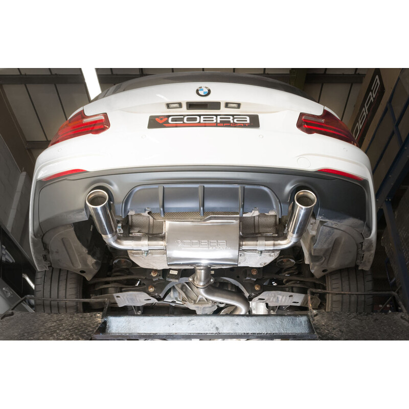 Cobra Sport Rear Box for BMW M240i Auto F22 LCI (15-21) - To Cobra GPF / Resonator Delete Pipe