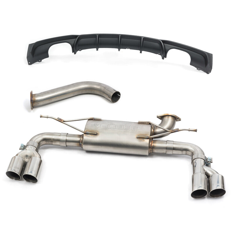 Cobra Sport "M3 Style" Rear Exhaust & Panel Kit for BMW 320i M-Sport F30/F31 (11-19)