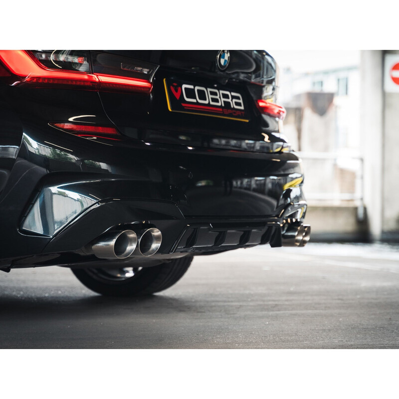 Cobra Sport "M3 Style" Rear Exhaust for BMW 320i & 330i M-Sport G20/G21 (2019+)