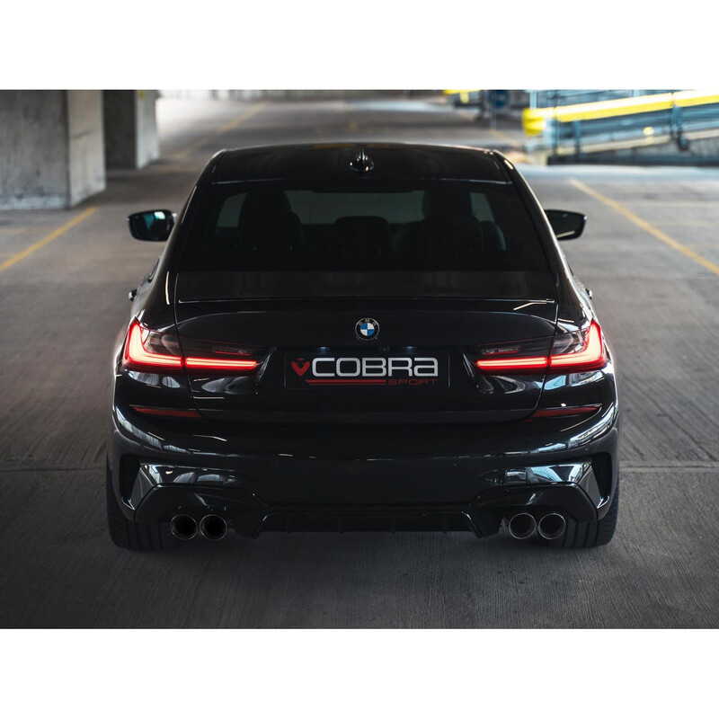Cobra Sport "M3 Style" Rear Exhaust for BMW 320i & 330i M-Sport G20/G21 (2019+)