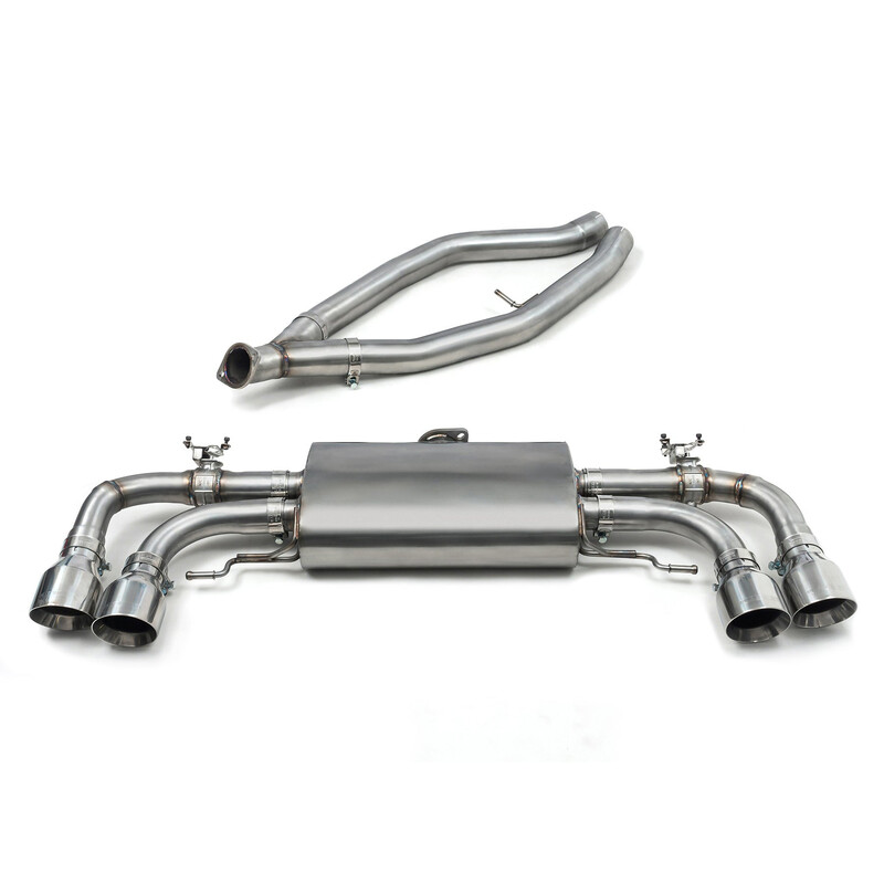 Cobra Sport Valved GPF Back Exhaust System for BMW M340i G20/G21 (2019+) - Quad Exit
