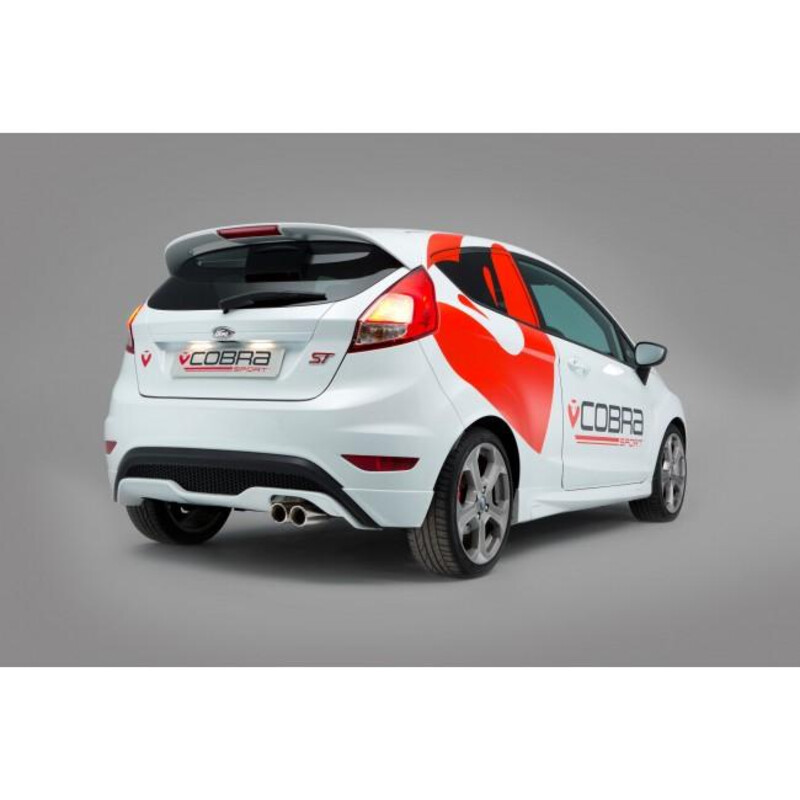Cobra Sport "Venom Box Delete" Cat Back Exhaust System for Ford Fiesta ST 180/200 MK7 (US Model)