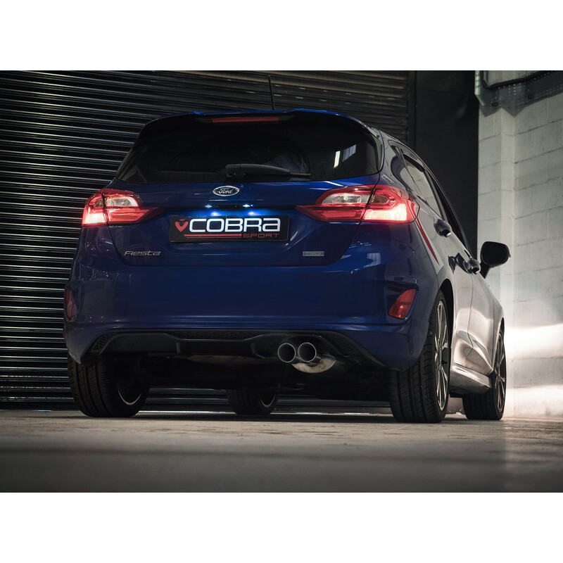 Cobra Sport ST Style Cat Back Exhaust System for Ford Fiesta 1.0L Ecoboost ST-Line MK8 (17-18)