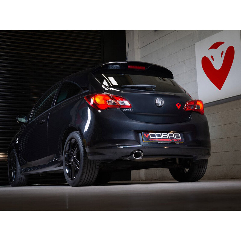 Cobra Sport Rear Exhaust for Opel Corsa E 1.2L NA (15-19)