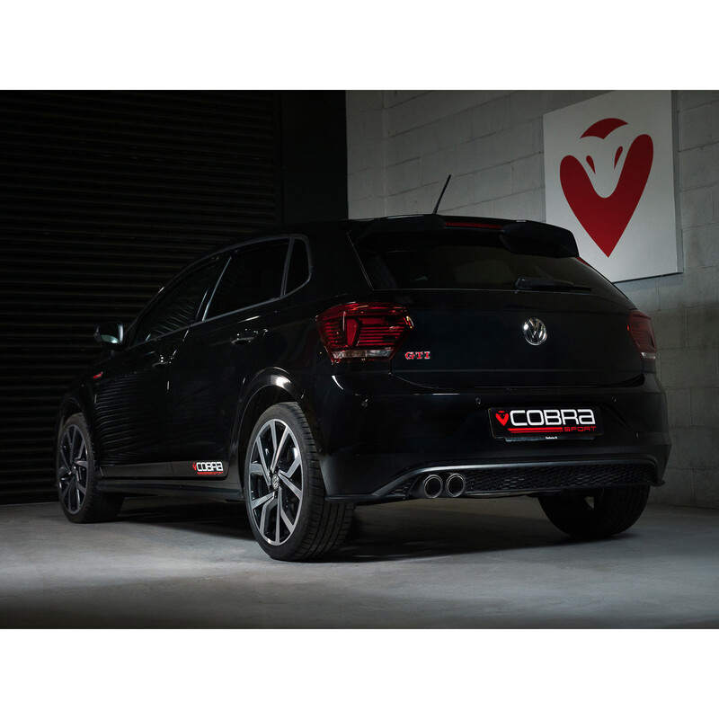 Cobra Sport "Venom Box Delete" Turbo Back Exhaust System for VW Polo AW GTI 2.0L TSI (2019+)
