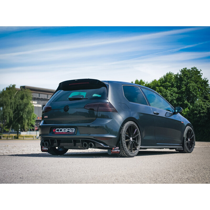 Cobra Sport Quad Exit Rear Exhaust for VW Golf 7 GTI 2.0L TSI (12-17) - Race