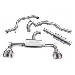 Cobra Sport Quad Exit Turbo Back Exhaust System for VW Golf 7 GTI 2.0L TSI (12-17)