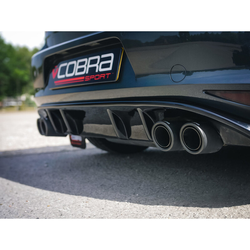 Cobra Sport Quad Exit Turbo Back Exhaust System for VW Golf 7 GTI 2.0L TSI (12-17)