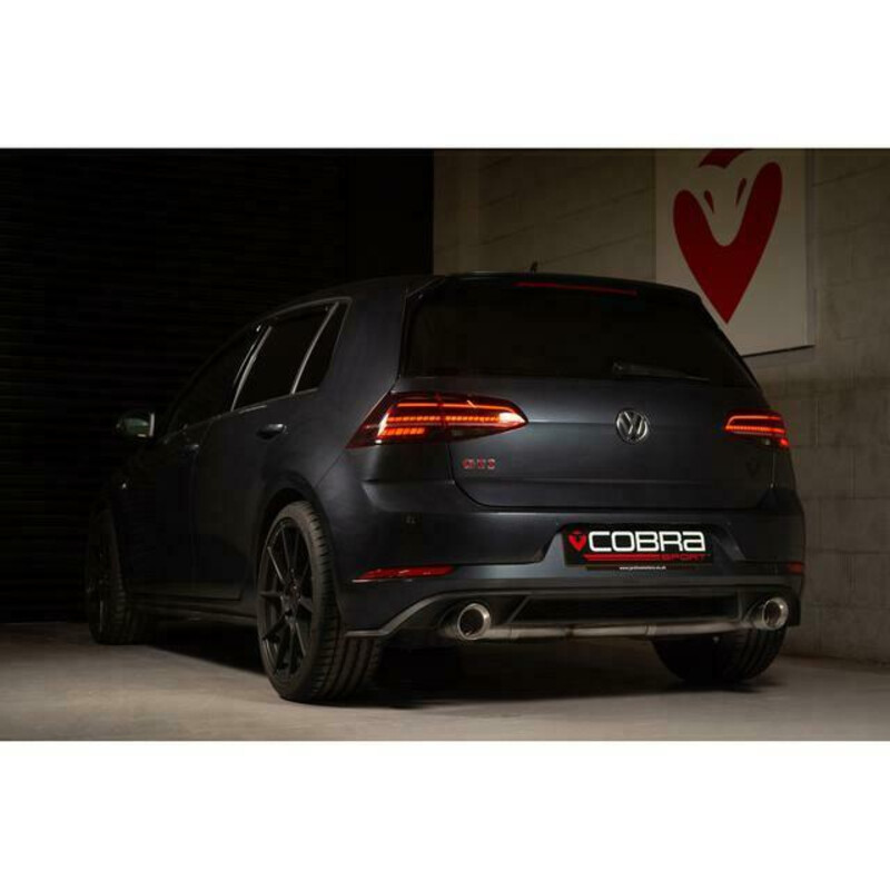Cobra Sport Rear Exhaust for VW Golf 7.5 GTI (2017+) - Race