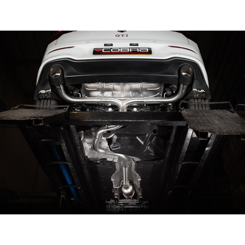 Cobra Sport GPF Back Exhaust System for VW Golf 8 GTI 2.0L TSI (2020+) - Race