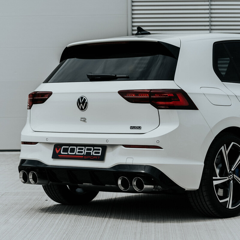 Cobra Sport Valved GPF Back Exhaust System for VW Golf 8 R 2.0L TSI (2021+)