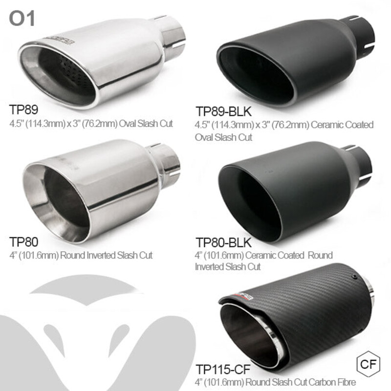 Cobra Sport Valved Turbo Back Exhaust System for VW Golf 8 R 2.0L TSI (2021+)