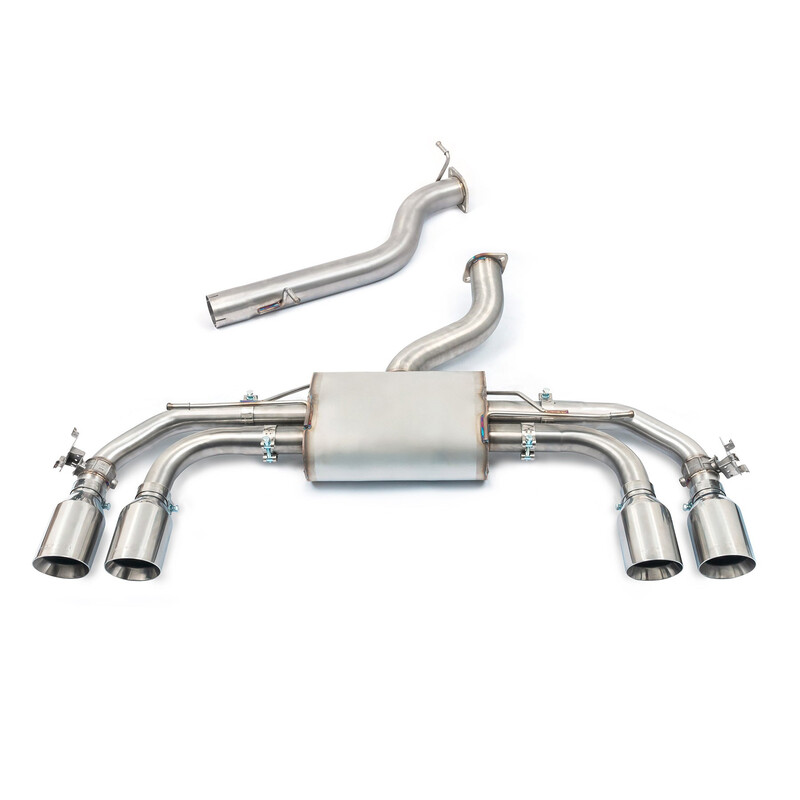 Cobra Sport Valved GPF Back Exhaust System for VW Tiguan R 2.0L TSI (2021+) - Race