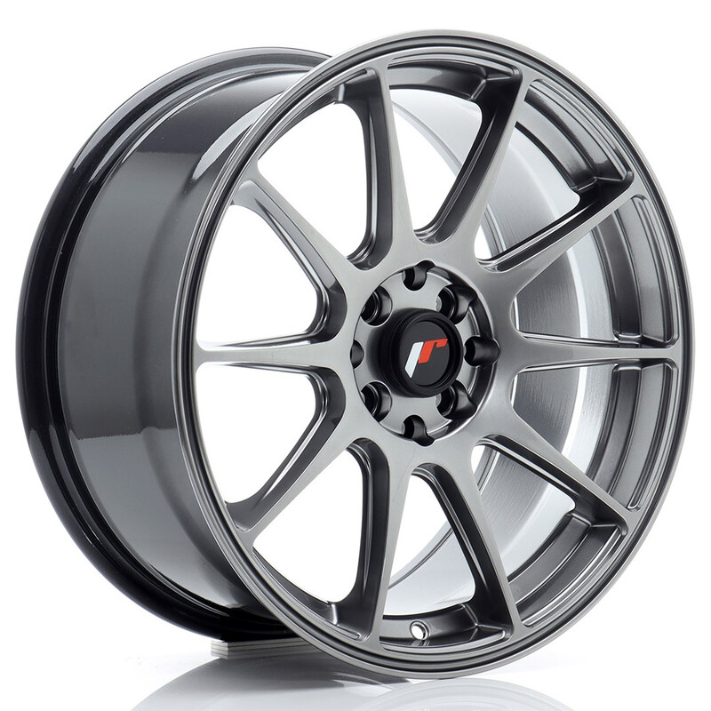 Japan Racing JR-11 17x8" 5x112/114.3 ET35, Hyper Black