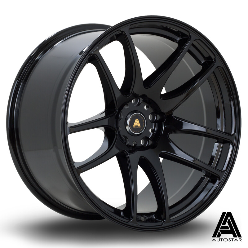 Autostar A510 19x10.5" 5x114.3 ET22, Gloss Black