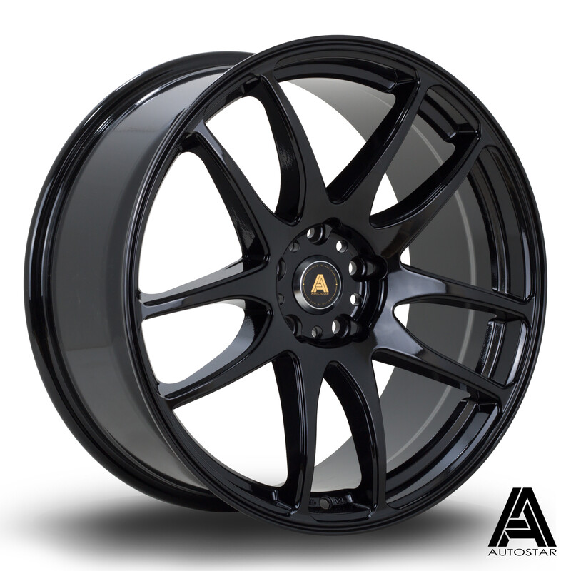 Autostar A510 19x8.5" 5x114.3 ET30, Gloss Black
