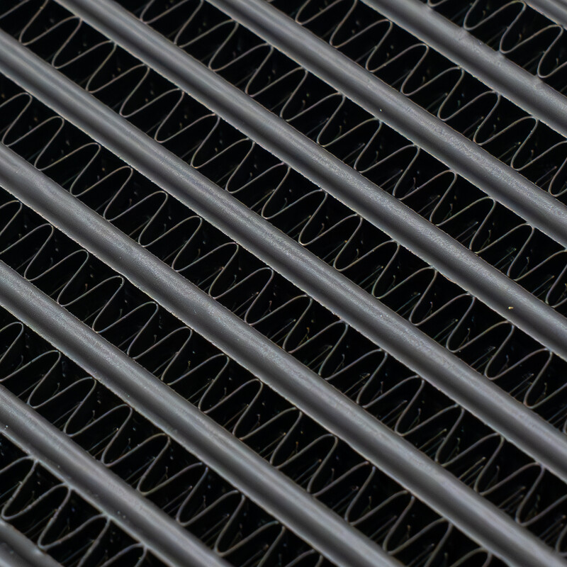 Universal Oil Cooler - 9 Row - Black