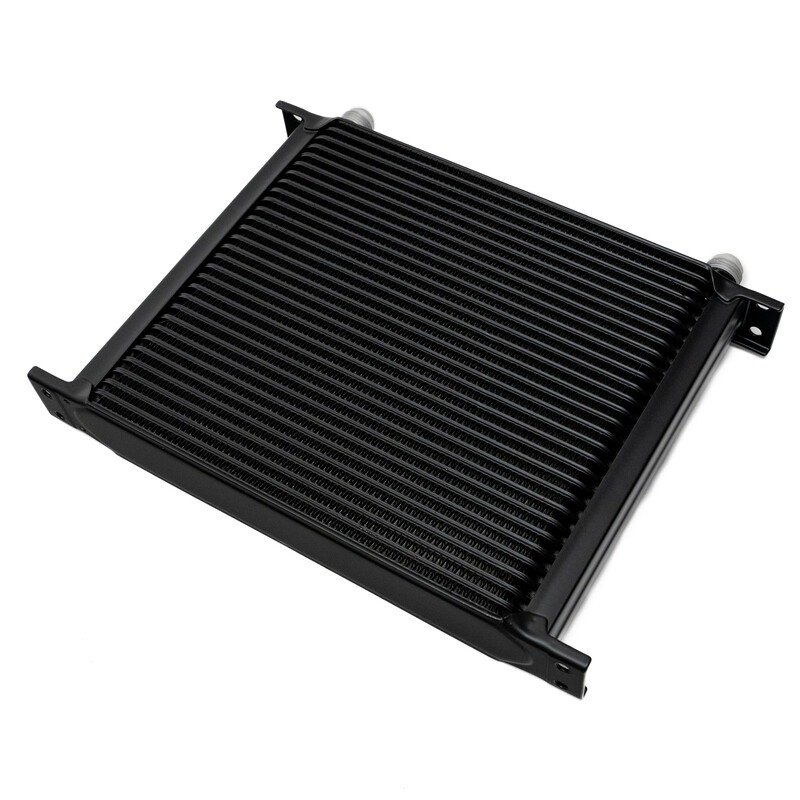 Universal Oil Cooler - 30 Row - Black