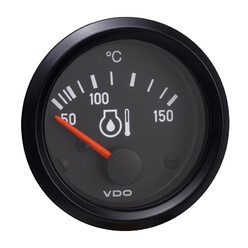 VDO Cockpit International Engine Oil Temperature Gauge (150°C) - Ø 52 mm