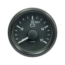 VDO SingleViu Voltmeter (8-16V) - Ø 52 mm