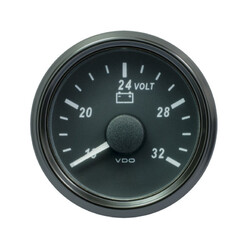 VDO SingleViu Voltmeter (16-32V) - Ø 52 mm