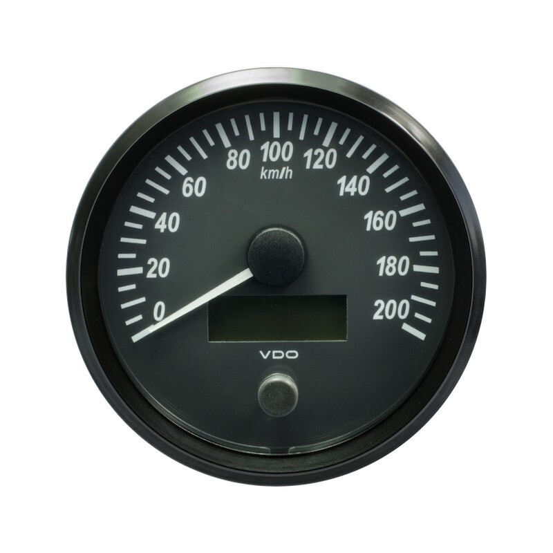 VDO SingleViu Speedometer (200 km/h) - Ø 100 mm