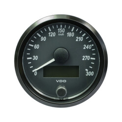 VDO SingleViu Speedometer (300 km/h) - Ø 80 mm