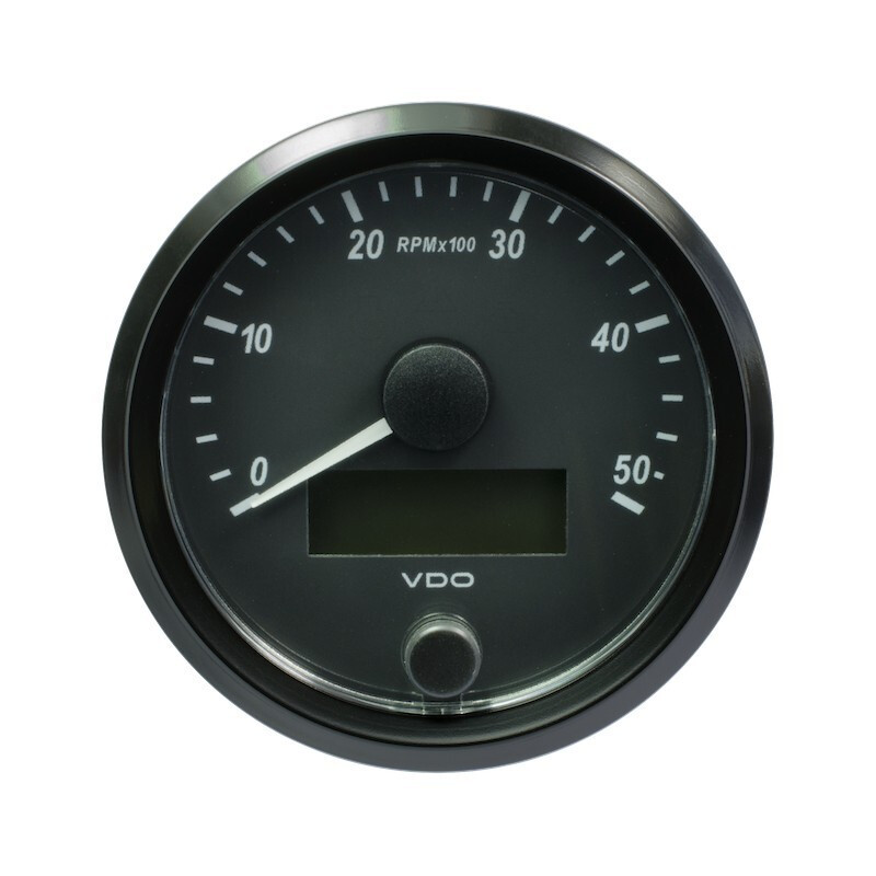 VDO SingleViu Tachometer (5000 tr/min) - Ø 80 mm