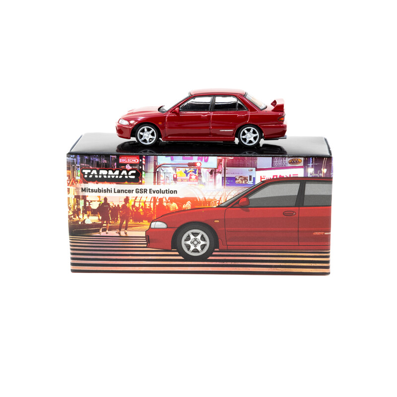 Tarmac Works 1/64 - Mitsubishi Lancer GSR Evolution | Red