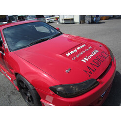 Car Modify Wonder Glare Triple Duct Bonnet for Nissan Silvia S15